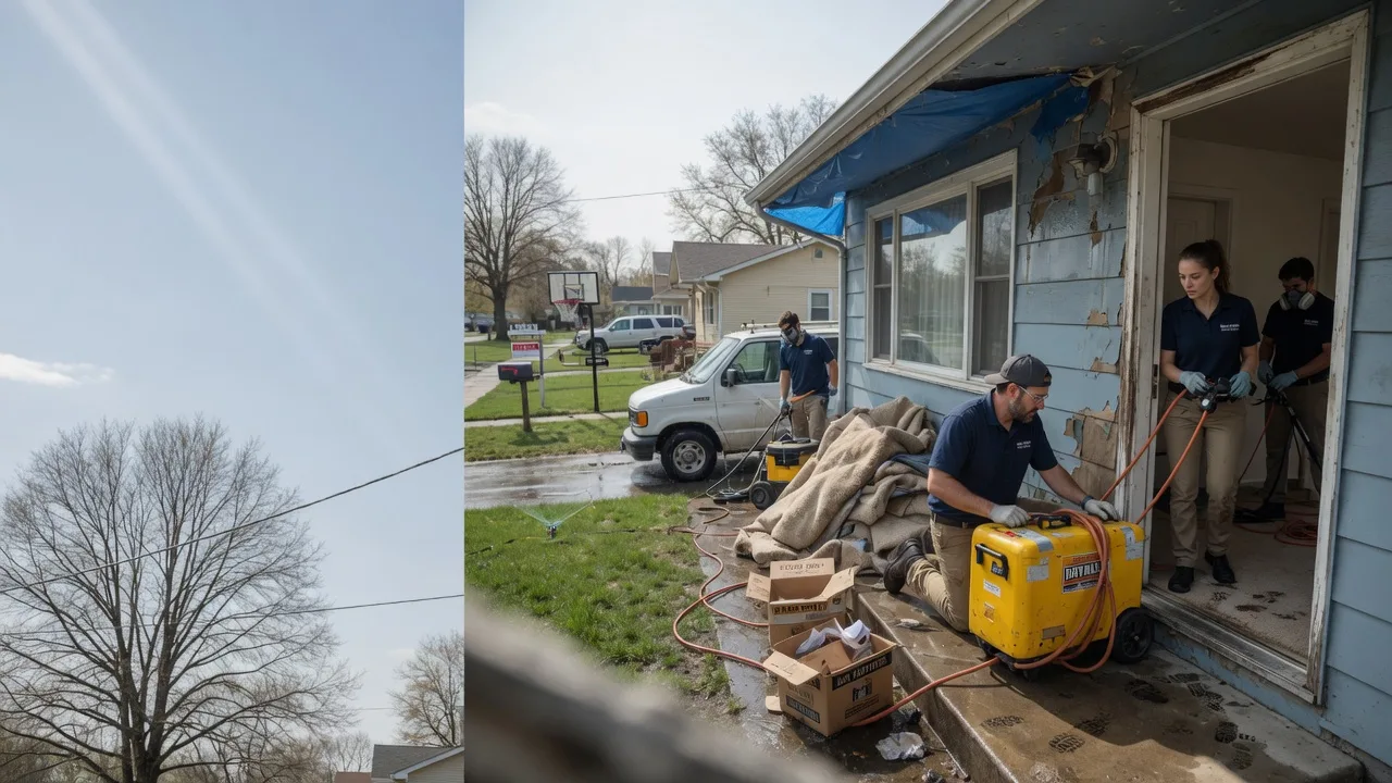 Basement Flood Cleanup in Bergland, MI near me